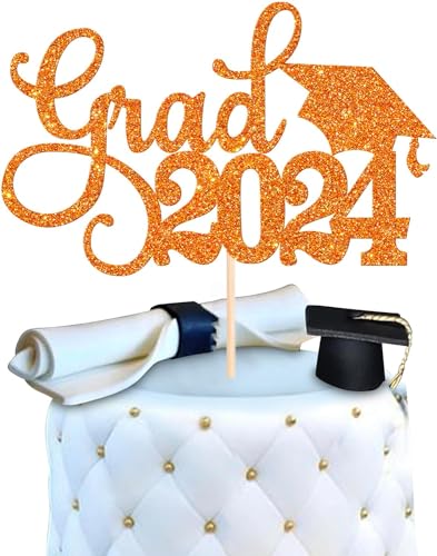 1 Stück 2024 Abschluss Tortendeko Glitzer Grad 2024 Kuchen Deko Graduation Grade Cap Cake Decorations für 2024 Abschluss Party Kuchen Dekoration Orange 1 Stück 2024 Abschluss Tortendeko Glitzer Grad 2024 Kuchen Deko Graduation Grade Cap Cake Decorations für 2024 Abschluss Party Kuchen Dekoration Orange von SYKYCTCY