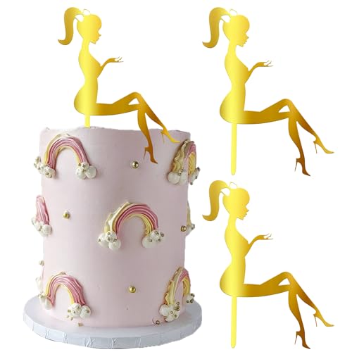 1 Stück Acryl Sitzendes Mädchen Cake Topper Hochhackige Schuhe Mädchen Geburtstag Tortendeko Dame Kuchen Deko für Frauen Geburtstag Party Kuchen Dekoration Gold 1 Stück Acryl Sitzendes Mädchen Cake Topper Hochhackige Schuhe Mädchen Geburtstag Tortendeko Dame Kuchen Deko für Frauen Geburtstag Party Kuchen Dekoration Gold von SYKYCTCY