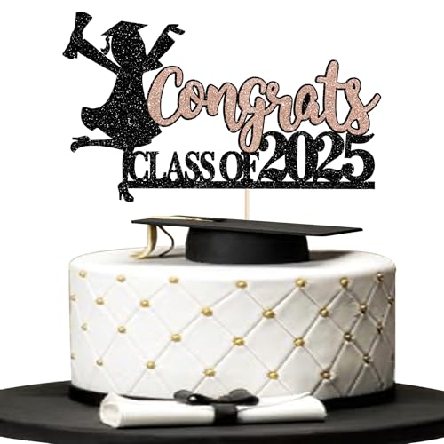 1 Stück Congrats Class of 2025 Tortendeko Abschluss Mädchen Kuchen Deko Glitzer 2025 Graduation Tortendekoration for 2025 Mädchen Abschluss Thema Party Rosegold 1 Stück Congrats Class of 2025 Tortendeko Abschluss Mädchen Kuchen Deko Glitzer 2025 Graduation Tortendekoration for 2025 Mädchen Abschluss Thema Party Rosegold von SYKYCTCY