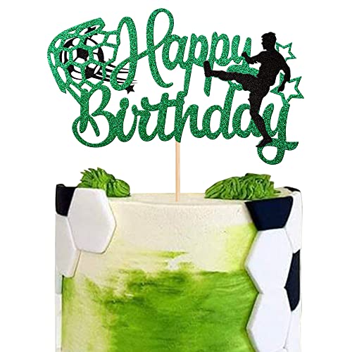 1 Stück Fußball Geburtstag Tortendeko Glitter Sport Fußball Kuchendekoration Spieler Cake Topper für Fußball Party Dekoration Sport Party Kuchen Dekoendeko… 1 Stück Fußball Geburtstag Tortendeko Glitter Sport Fußball Kuchendekoration Spieler Cake Topper für Fußball Party Dekoration Sport Party Kuchen Dekoendeko… von SYKYCTCY