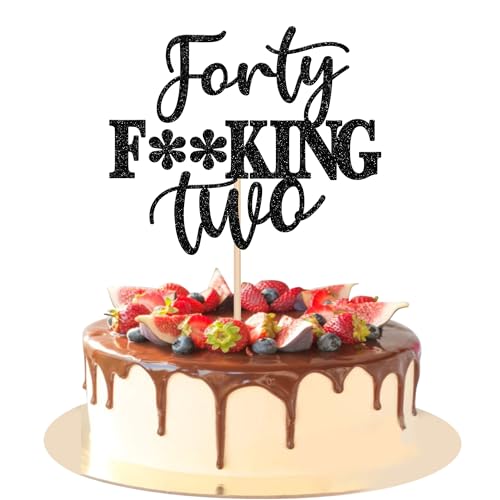1 Stück Happy 42nd Geburtstag Kuchen Deko Glitzer Forty Two Tortendeko Hallo 42 Prost auf 42 Jahre Geburtstag Cake Topper für Alles Gute zum 42. Geburtstag Party Kuchen Dekorationen 1 Stück Happy 42nd Geburtstag Kuchen Deko Glitzer Forty Two Tortendeko Hallo 42 Prost auf 42 Jahre Geburtstag Cake Topper für Alles Gute zum 42. Geburtstag Party Kuchen Dekorationen von SYKYCTCY