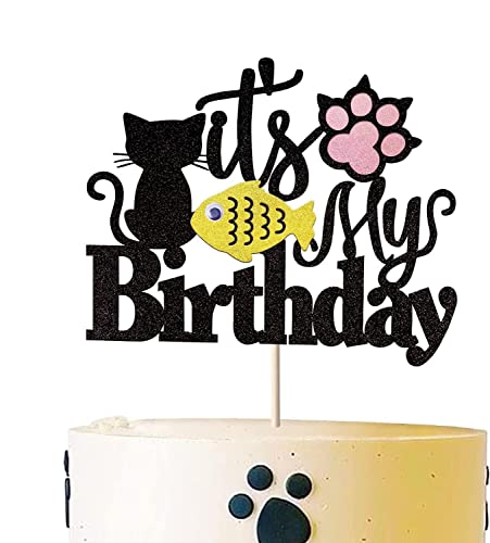 1 Stück Katze Happy Birthday Tortendeko Glitzer Schwarz Lieblich Katze Cake Topper Torten Deko für Liebhaber Kätzchen Haustier Thema Baby Dusche Kinder Geburtstag Hochzeit Party Torte Dekoration 1 Stück Katze Happy Birthday Tortendeko Glitzer Schwarz Lieblich Katze Cake Topper Torten Deko für Liebhaber Kätzchen Haustier Thema Baby Dusche Kinder Geburtstag Hochzeit Party Torte Dekoration von SYKYCTCY