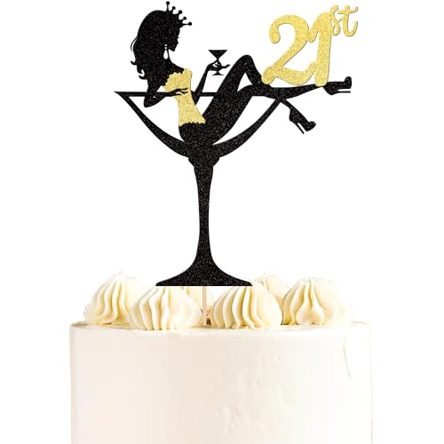1 Stück Sitzendes Mädchen Tortendeko, 21st Geburtstag Cake Topper Glitter High Heel Mädchen Kuchen Deko für Mädchen Lady Spa Bachelorette Thema Geburtstag Party Kuchen Dekorationen Supplies Gold 1 Stück Sitzendes Mädchen Tortendeko, 21st Geburtstag Cake Topper Glitter High Heel Mädchen Kuchen Deko für Mädchen Lady Spa Bachelorette Thema Geburtstag Party Kuchen Dekorationen Supplies Gold von SYKYCTCY