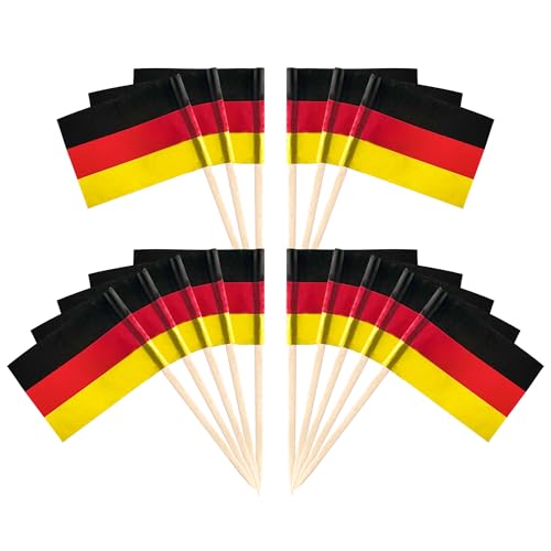 100 Stück Deutsch Flagge Cupcake Toppers Deutschland Flagge Tortendeko Cocktai Decorationen Obst Lebensmittel Kuchen Deko für Party Wettbewerb Thema Kuchen Dekorationen 100 Stück Deutsch Flagge Cupcake Toppers Deutschland Flagge Tortendeko Cocktai Decorationen Obst Lebensmittel Kuchen Deko für Party Wettbewerb Thema Kuchen Dekorationen von SYKYCTCY
