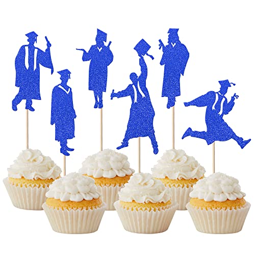24 Stück 2023 Abschluss Tortendeko Glitzer Studenten Class of 2023 Cap Kuchen Deko 2023 Jungen Mädchen Cupcake Toppers Graduate Cupcake Picks für 2023 Abschluss Thema Kuchen Dekoration Party Blau 24 Stück 2023 Abschluss Tortendeko Glitzer Studenten Class of 2023 Cap Kuchen Deko 2023 Jungen Mädchen Cupcake Toppers Graduate Cupcake Picks für 2023 Abschluss Thema Kuchen Dekoration Party Blau von SYKYCTCY