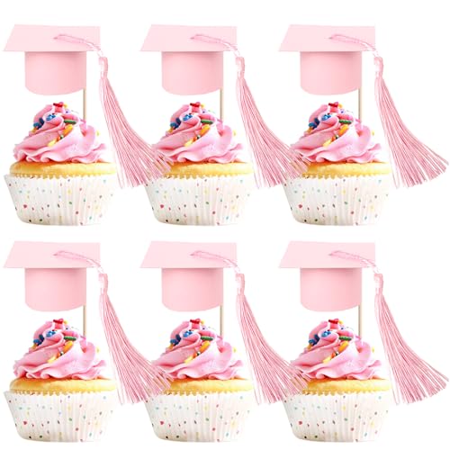 24 Stück Abschluss Kappe Tortendeko Quaste Klebepunkte Dekorationen Klasse von 2025 Cupcake Toppers Abschlusskappe Kuchen Deko für 2025 Graduierung Thema Party Kuchen Dekorationen Rosa 24 Stück Abschluss Kappe Tortendeko Quaste Klebepunkte Dekorationen Klasse von 2025 Cupcake Toppers Abschlusskappe Kuchen Deko für 2025 Graduierung Thema Party Kuchen Dekorationen Rosa von SYKYCTCY