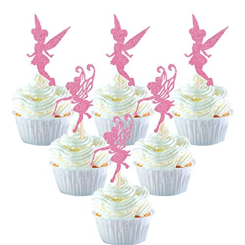 24 Stück Fee Cupcake Toppers Glitter Blume Engel Fee Geburtstag Tortendeko Ballett Tänzer Tortendeko für Hochzeit Braut Dusche Baby Dusche Geburtstag Party Kuchen Dekorationen Zubehör Rosa 24 Stück Fee Cupcake Toppers Glitter Blume Engel Fee Geburtstag Tortendeko Ballett Tänzer Tortendeko für Hochzeit Braut Dusche Baby Dusche Geburtstag Party Kuchen Dekorationen Zubehör Rosa von SYKYCTCY