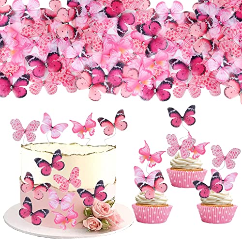 30 Stück 3D Schmetterling Tortendeko mit Kristall Doppelt Lagen Kunst Butterfly Cupcake Toppers Geburtstag Torten Deko für Baby Dusche Geburtstag Party Kuchen Dekorationen Gemischte Dunkelrosa 30 Stück 3D Schmetterling Tortendeko mit Kristall Doppelt Lagen Kunst Butterfly Cupcake Toppers Geburtstag Torten Deko für Baby Dusche Geburtstag Party Kuchen Dekorationen Gemischte Dunkelrosa von SYKYCTCY