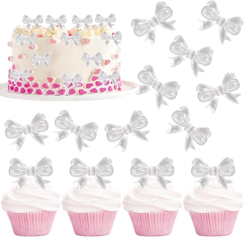 30 Stück Fliege Cupcake Dekorationen Schleifen Knoten Acryl Tortendeko Schleife Kuchen Deko für Hochzeit Braut Dusche Thema rosa Mädchen Geburtstag Party Cupcake Dekorationen Weiß 30 Stück Fliege Cupcake Dekorationen Schleifen Knoten Acryl Tortendeko Schleife Kuchen Deko für Hochzeit Braut Dusche Thema rosa Mädchen Geburtstag Party Cupcake Dekorationen Weiß von SYKYCTCY