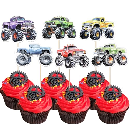 36 Stück LKW Auto Tortendeko Off-road Auto Kuchen Deko Geburtstag LKW Auto Cupcake Toppers für Lastwagen Thema Baby Dusche Kinder Geburtstag Party Kuchen Dekorationen 36 Stück LKW Auto Tortendeko Off-road Auto Kuchen Deko Geburtstag LKW Auto Cupcake Toppers für Lastwagen Thema Baby Dusche Kinder Geburtstag Party Kuchen Dekorationen von SYKYCTCY