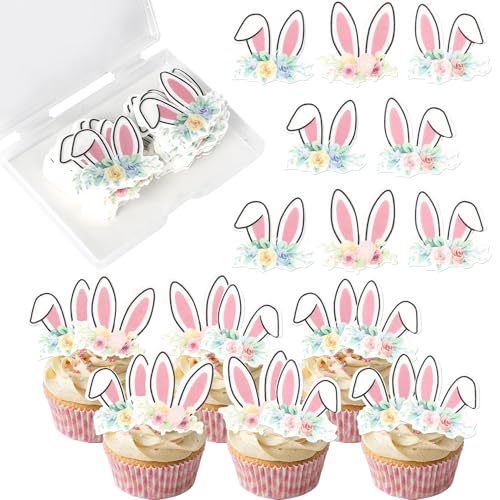 42 Stück Essbar Ostern Hasenohr Tortendeko Hasenohren Cupcake Toppers Reis Papier Waffel Papier Kuchen Deko für Frohe Ostern Thema Baby Dusche Kinder Geburtstag Party Kuchen Dekorationen Rosa 42 Stück Essbar Ostern Hasenohr Tortendeko Hasenohren Cupcake Toppers Reis Papier Waffel Papier Kuchen Deko für Frohe Ostern Thema Baby Dusche Kinder Geburtstag Party Kuchen Dekorationen Rosa von SYKYCTCY
