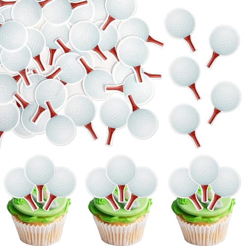 48 Stück Essbare Golf Tortendeko Sports Golf Ball Cupcake Toppers Waffelpapier Golf Kuchen Deko für Golf Sport Spieler Thema Baby Dusche Kinder Geburtstag Party Kuchen Dekorationen 48 Stück Essbare Golf Tortendeko Sports Golf Ball Cupcake Toppers Waffelpapier Golf Kuchen Deko für Golf Sport Spieler Thema Baby Dusche Kinder Geburtstag Party Kuchen Dekorationen von SYKYCTCY