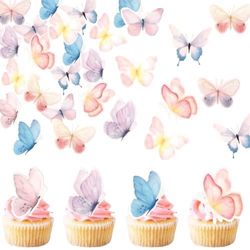 60 Stück Essbare 3D Schmetterling Cupcake Toppers Niedlicher Butterfly Kuchen Deko Frühling Thema Tortendeko für Baby Dusche Braut Dusche Jungen Mädchen Geburtstag Party Kuchen Dekorationen Buntes 60 Stück Essbare 3D Schmetterling Cupcake Toppers Niedlicher Butterfly Kuchen Deko Frühling Thema Tortendeko für Baby Dusche Braut Dusche Jungen Mädchen Geburtstag Party Kuchen Dekorationen Buntes von SYKYCTCY