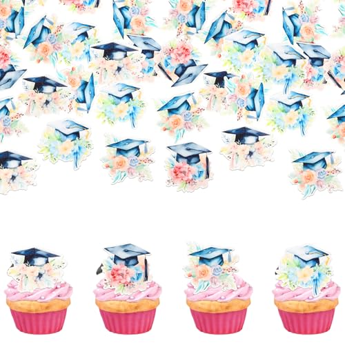 60 Stück Essbare Abschluss Kappe Tortendeko Class of 2025 Graduierung Kappe Cupcake Toppers Klasse von 2025 Kappe Kuchen Deko für Abschluss Thema Party Kuchen Dekorationen 60 Stück Essbare Abschluss Kappe Tortendeko Class of 2025 Graduierung Kappe Cupcake Toppers Klasse von 2025 Kappe Kuchen Deko für Abschluss Thema Party Kuchen Dekorationen von SYKYCTCY