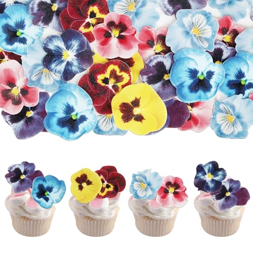 60 Stück Essbare Blumen Tortendeko Bridal Engagement Kuchen Deko Reispapier Waffel Papier Cupcake Toppers für Frühling Blume Thema Hochzeit Baby Dusche Kinder Geburtstag Party Torte Dekorationen 60 Stück Essbare Blumen Tortendeko Bridal Engagement Kuchen Deko Reispapier Waffel Papier Cupcake Toppers für Frühling Blume Thema Hochzeit Baby Dusche Kinder Geburtstag Party Torte Dekorationen von SYKYCTCY