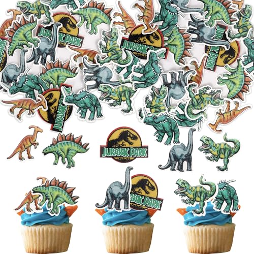 60 Stück Essbare Dinosaurier Tortendeko Roar Rex Cupcake Toppers Dinosaurier Kuchen Deko für Baby Dusche Kinder Geburtstag Party Kuchen Dekorationen 60 Stück Essbare Dinosaurier Tortendeko Roar Rex Cupcake Toppers Dinosaurier Kuchen Deko für Baby Dusche Kinder Geburtstag Party Kuchen Dekorationen von SYKYCTCY
