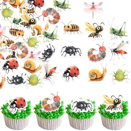 60 Stück Essbare Insekten Tortendeko Natur Insekt Kuchen Deko Marienkäfer Bienen Raupe Cupcake Dekorationen für Insekt Thema Baby Dusche Kinder Geburtstag Party Kuchen Dekorationen 60 Stück Essbare Insekten Tortendeko Natur Insekt Kuchen Deko Marienkäfer Bienen Raupe Cupcake Dekorationen für Insekt Thema Baby Dusche Kinder Geburtstag Party Kuchen Dekorationen von SYKYCTCY