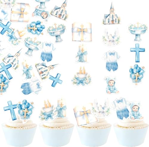 60 Stück Essbare Kreuz Tortendeko Baby Junge Kuchen Deko Schloss Friedenstaube Cupcake Toppers für Religiöse Kreuz Thema Baby Dusche Jungen Geburtstag Party Kuchen Dekorationen Blau 60 Stück Essbare Kreuz Tortendeko Baby Junge Kuchen Deko Schloss Friedenstaube Cupcake Toppers für Religiöse Kreuz Thema Baby Dusche Jungen Geburtstag Party Kuchen Dekorationen Blau von SYKYCTCY