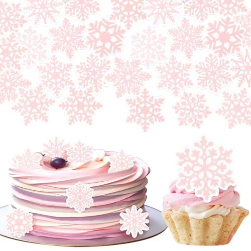 60 Stück Essbare Schneeflocke Cupcake Toppers Waffelpapier Schneeflocke Kuchen Deko Essbare Winter Wonderland Tortendeko für Baby Dusche Kinder Geburtstag Party Kuchen Dekorationen Rosa Neu 60 Stück Essbare Schneeflocke Cupcake Toppers Waffelpapier Schneeflocke Kuchen Deko Essbare Winter Wonderland Tortendeko für Baby Dusche Kinder Geburtstag Party Kuchen Dekorationen Rosa Neu von SYKYCTCY
