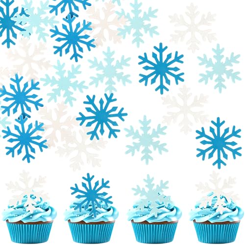 60 Stück Essbare Schneeflocke Tortendeko Waffelpapier Schneeflocke Cupcake Toppers Essbare Winter Wonderland Thema Kuchen Deko für Baby Dusche Kinder Geburtstag Party Kuchen Dekorationen Blau Weiß 60 Stück Essbare Schneeflocke Tortendeko Waffelpapier Schneeflocke Cupcake Toppers Essbare Winter Wonderland Thema Kuchen Deko für Baby Dusche Kinder Geburtstag Party Kuchen Dekorationen Blau Weiß von SYKYCTCY