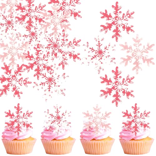 60 Stück Essbare Schneeflocke Tortendeko Waffelpapier Schneeflocke Cupcake Toppers Essbare Winter Wonderland Thema Kuchen Deko für Baby Dusche Kinder Geburtstag Party Kuchen Dekorationen Rosa 60 Stück Essbare Schneeflocke Tortendeko Waffelpapier Schneeflocke Cupcake Toppers Essbare Winter Wonderland Thema Kuchen Deko für Baby Dusche Kinder Geburtstag Party Kuchen Dekorationen Rosa von SYKYCTCY