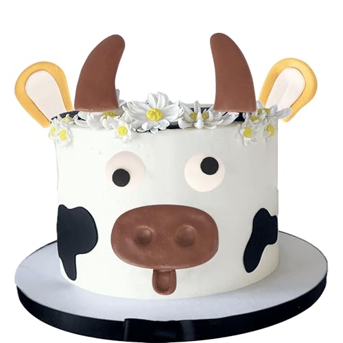 7 Stück Kuh Kuchen Deko Bauernhof Tiere DIY Cake Toppers Süße Kuh Tortendeko für Baby Dusche Kinder Jungen Mädchen Geburtstag Baby Dusche Party Kuchen Dekorationen Gelb Braun 7 Stück Kuh Kuchen Deko Bauernhof Tiere DIY Cake Toppers Süße Kuh Tortendeko für Baby Dusche Kinder Jungen Mädchen Geburtstag Baby Dusche Party Kuchen Dekorationen Gelb Braun von SYKYCTCY