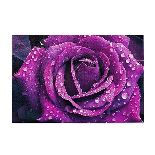 Blooming Rose Flower print Picture puzzle,Jigsaw puzzles for adults 1000, wooden puzzle Fun Puzzles Gamespuzzle game birthday gifts von SYLALE