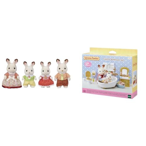 SYLVANIAN FAMILIES 5655 Schokoladenhasen Familie NEU & - 5286 - Badezimmer im Landhausstil, klein SYLVANIAN FAMILIES 5655 Schokoladenhasen Familie NEU & - 5286 - Badezimmer im Landhausstil, klein von Sylvanian Families