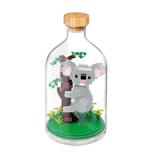 SYMIBRICK Mini-Bausteine-Tier-Sets – 608-teiliges Mini-Bausteine-Koala-Bauset, Tierfiguren für Büro, Heimdekoration, kreative Weihnachtsgeburtstagsgeschenke für Erwachsene und ab 14 Jahren SYMIBRICK Mini-Bausteine-Tier-Sets – 608-teiliges Mini-Bausteine-Koala-Bauset, Tierfiguren für Büro, Heimdekoration, kreative Weihnachtsgeburtstagsgeschenke für Erwachsene und ab 14 Jahren von SYMIBRICK