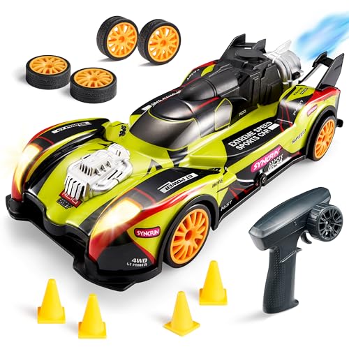 SYNCFUN 1:20 Ferngesteuertes Auto, 2,4 GHz Mini-RC-Driftauto für Kinder, Allradantrieb, mit coolem Raucheffekt, Geburtstagsgeschenk für Jungen und Mädchen ab 6 Jahren SYNCFUN 1:20 Ferngesteuertes Auto, 2,4 GHz Mini-RC-Driftauto für Kinder, Allradantrieb, mit coolem Raucheffekt, Geburtstagsgeschenk für Jungen und Mädchen ab 6 Jahren von SYNCFUN