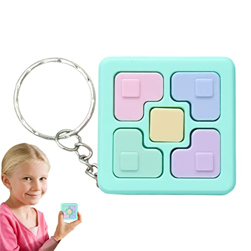SYNYEY Handheld-Memory-Spiel, Batteriebetriebenes Brain Bolt-Memory-Spiel mit schnellem Aufleuchten für Kinder, Tragbarer Geschenk-Schlüsselanhänger für Kinder, Erwachsene, Jugendliche, Frauen von SYNYEY