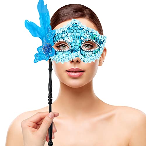 SYNYEY Maskerade Masque | Maskerade Face Cover for Couple | Women's Costume Masque Party Evening Prom Costume Masque for Party Decoration von SYNYEY