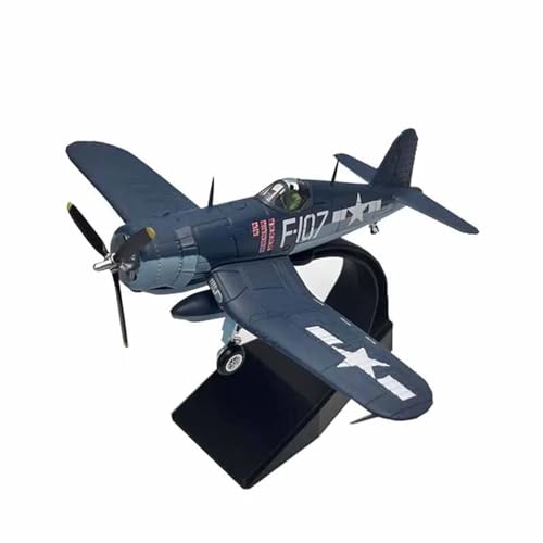 1 72 Für F4U-4 Corsair Fighter Marine Corps WR13 Ace Flugzeug Metall Militärflugzeug Diecast Modell Spielkits(F4U 107 PT) von SYOEUR