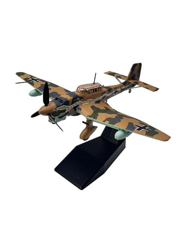1 72 Maßstab Für Das Deutsche Flugzeugmodell Junkers Stuka JU-87B JU87 Bomber Fighter Aus Metalldruckguss Spielkits(JU-87 I) von SYOEUR