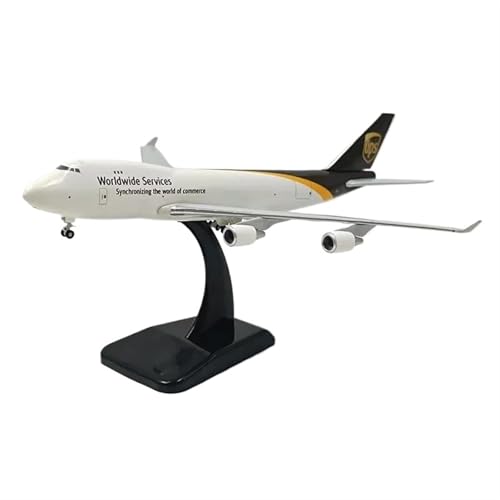 Druckguss-Flugzeugmodell 1 400 für B747-400F UPS Air Cargo-Flugzeugmodell im Maßstab Druckguss-Flugzeugreplikamodell mit horizontalem Bildschirm Spielkits von SYOEUR