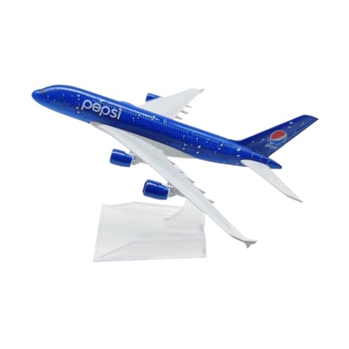 Flugzeugmodell Flugzeuge Fluggesellschaften Legierung Druckgussmodell Blau Airbus A380 Fluglinien Sammlergeschenke Spielkits Flugzeugmodell Flugzeuge Fluggesellschaften Legierung Druckgussmodell Blau Airbus A380 Fluglinien Sammlergeschenke Spielkits von SYOEUR