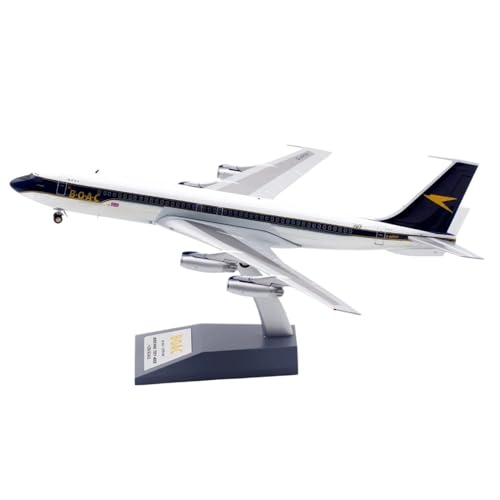 Legierungs-Sammelflugzeug 1 200 Für BOAC Boeing B707-400 Druckgussflugzeug Jet-Modell G-APFF Mit Münze Und Ständer Spielkits von SYOEUR