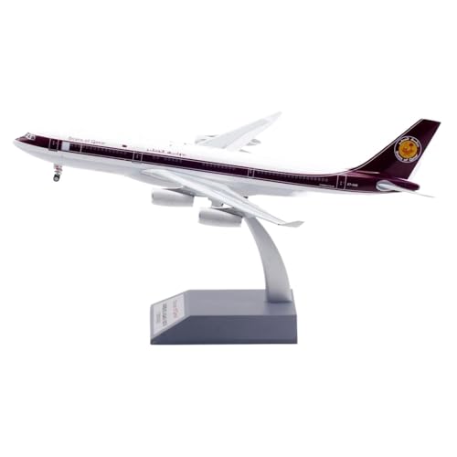 Legierungs-Sammelflugzeug 1 200 Für Den Staat Katar Airbus A340-200 Diecast Aircraft Jet Model A7-HHK Spielkits von SYOEUR