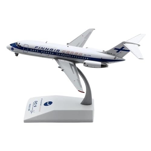 Legierungs-Sammelflugzeug 1 200 Für Finnair Cargo Mcdonnell Douglas DC-9-15(F) Druckguss-Flugzeug-Jet-Modell OH-LYH Spielkits von SYOEUR