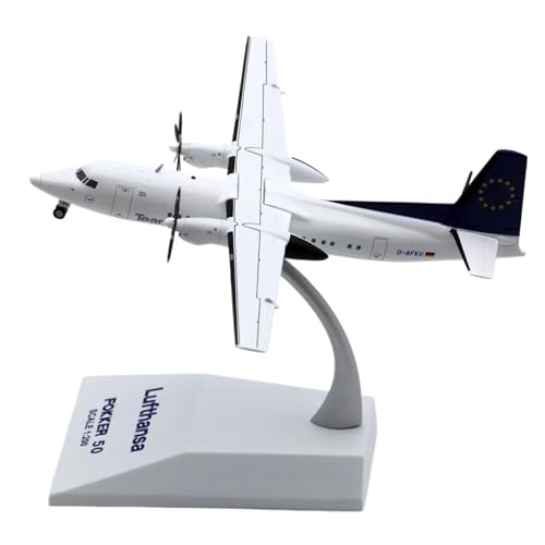 Legierungs-Sammelflugzeug 1 200 Für Team Lufthansa Fokker 50 Druckguss-Flugzeugmodell D-AFKU Mit Ständer Spielkits Legierungs-Sammelflugzeug 1 200 Für Team Lufthansa Fokker 50 Druckguss-Flugzeugmodell D-AFKU Mit Ständer Spielkits von SYOEUR