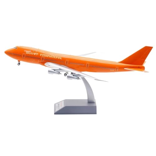 Legierungs-Sammelflugzeuggeschenk 1 200 Für Braniff International Boeing B747-100 Druckguss-Flugzeug-Jet-Modell Spielkits von SYOEUR