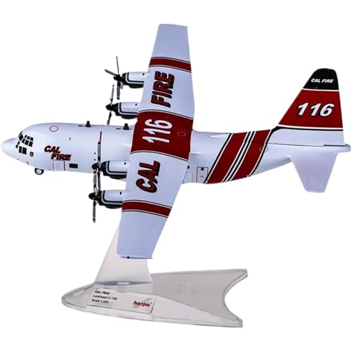 Maßstab 1 200 für 571470 Cal Fire C-130H 116 Miniatur-Flugzeugmodell aus Druckgusslegierung, Einzelflugzeugmodell Spielkits Maßstab 1 200 für 571470 Cal Fire C-130H 116 Miniatur-Flugzeugmodell aus Druckgusslegierung, Einzelflugzeugmodell Spielkits von SYOEUR