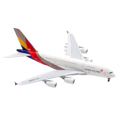 Maßstab 1 400 für AV4143 Asiana Airlines A380 HL7626 Druckguss-Flugzeugmodell, Metall-Miniaturflugzeug Spielkits Maßstab 1 400 für AV4143 Asiana Airlines A380 HL7626 Druckguss-Flugzeugmodell, Metall-Miniaturflugzeug Spielkits von SYOEUR
