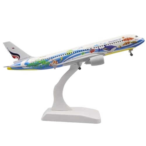 Metallflugzeugmodell 20 cm 1 400 FÜR Spring Airlines A320 Replika-Legierungsmaterial Mit Fahrwerk Spielkits(Bangkok Fish) von SYOEUR