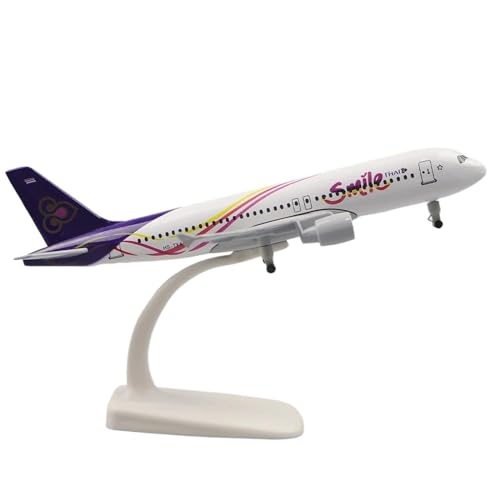 Metallflugzeugmodell 20 cm 1 400 FÜR Spring Airlines A320 Replika-Legierungsmaterial Mit Fahrwerk Spielkits(Thai Smile) von SYOEUR