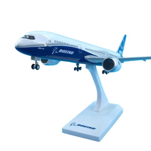 Modellflugzeug im Maßstab 1 200 für B787-Prototyp-Luftfahrtmodell mit Lichtern und Rädern, Flugzeugmodellbausatz aus Druckgussharz, 30 cm Spielkits Modellflugzeug im Maßstab 1 200 für B787-Prototyp-Luftfahrtmodell mit Lichtern und Rädern, Flugzeugmodellbausatz aus Druckgussharz, 30 cm Spielkits von SYOEUR