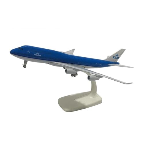 SYOEUR 20 cm für Boeing 747-Flugzeugmodellflugzeug-Modellflugzeugmodell aus Druckgussmetall im Maßstab 1:300 Spielkits(KLM B747) von SYOEUR