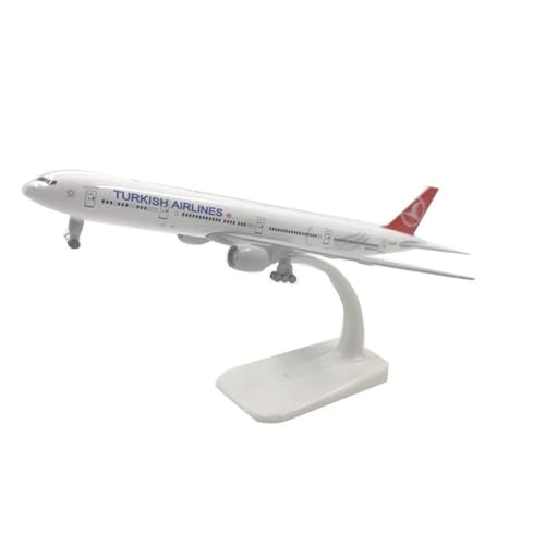 SYOEUR 20 cm für Boeing 747-Flugzeugmodellflugzeug-Modellflugzeugmodell aus Druckgussmetall im Maßstab 1:300 Spielkits(Turkish B777) von SYOEUR