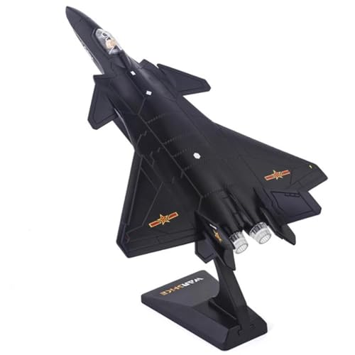 SYOEUR Für J-20 Legierung Stealth Fighter Flugzeug Modell Simulation Metall Kämpfer Schlacht Spielkits(Gray Retail Box) von SYOEUR