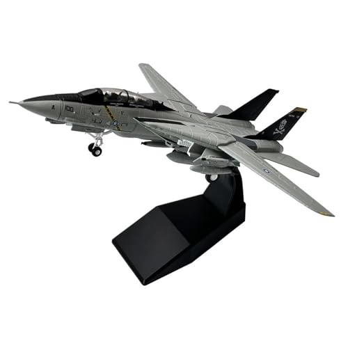 SYOEUR Grumman F-14 im Maßstab 1:100 für Tomcat Bombcat Fighter, Druckguss-Metallflugzeug, Flugzeugmodell Spielkits(F-14 PT Tomcat) von SYOEUR